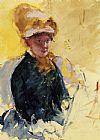 Mary Cassatt Self Portrait painting